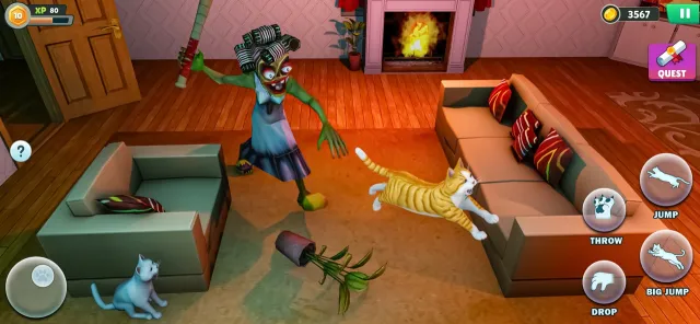 Prankster Cat vs Horror Gran | Игры | XWorld
