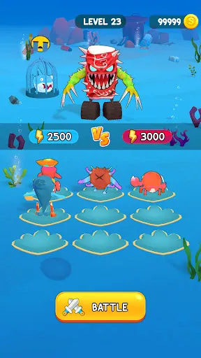 Fish Battle Merge | Permainan | XWorld