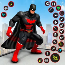 XWorld | Bat Hero Dark Crime City Game