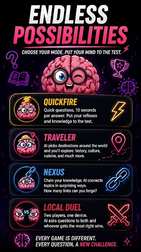 Mentium: AI Trivia & Quiz Game | 游戏 | XWorld
