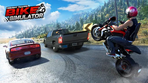 Highway Traffic Bike Simulator | Permainan | XWorld