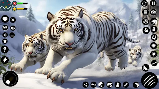 White Snow Tiger Family Sim 3D | Permainan | XWorld