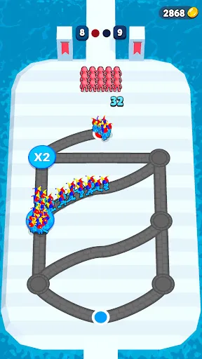 Crowd Path | juego | XWorld