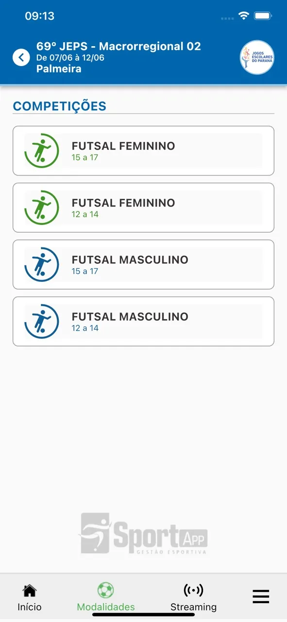 Paraná Esporte | Games | XWorld