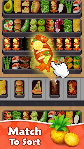 Match Sort: Food Sorting | เกม | XWorld