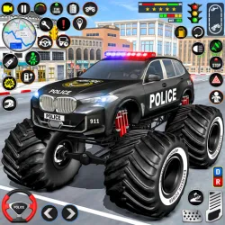 XWorld | caminhão monstro policial 3d