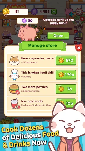 Meow Meow Cafe: Idle food Bar | Games | XWorld Meow Meow Cafe: Idle food Bar | Games | XWorld