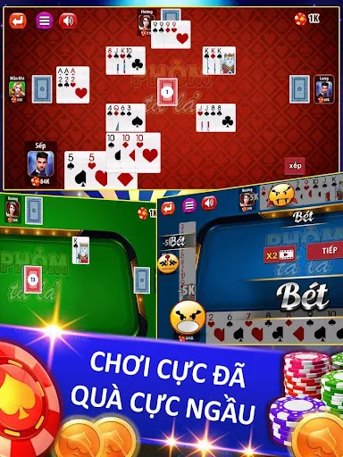 Đánh Bài: Tiến Lên, Sâm, Phỏm | Games | XWorld