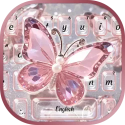 XWorld | Simple Pink Butterfly Theme