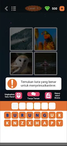 4 Gambar 1 Kata | Permainan | XWorld