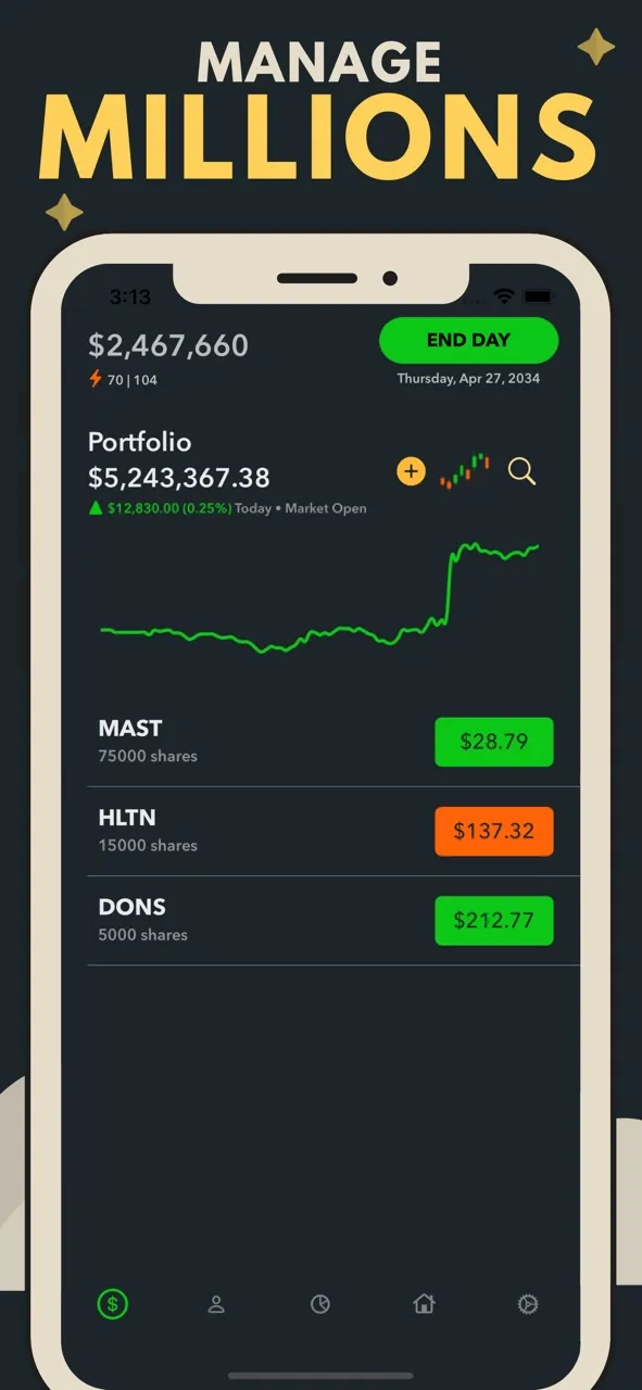 Trading Game Stock Market Sim | Permainan | XWorld