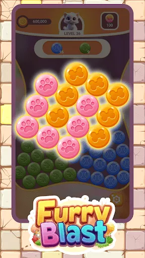 Furry Blast - Match & Pop | Permainan | XWorld
