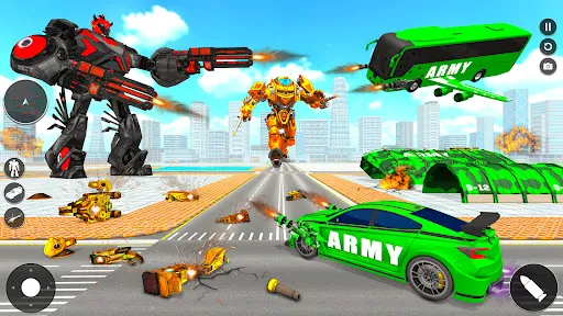 Army Bus Robot Bus Game 3D | Игры | XWorld