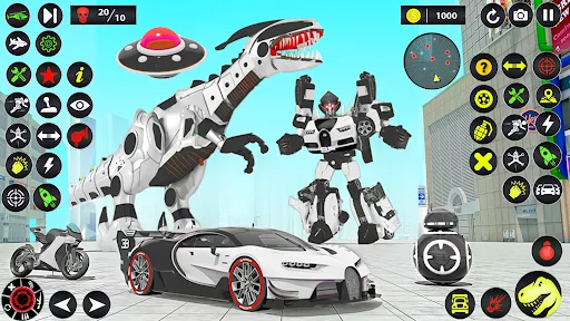 Dino Robot Car Transform Games | Games | XWorld