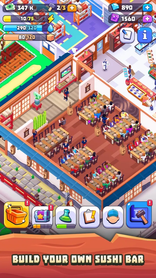 Sushi Empire Tycoon—Idle Game | 游戏 | XWorld