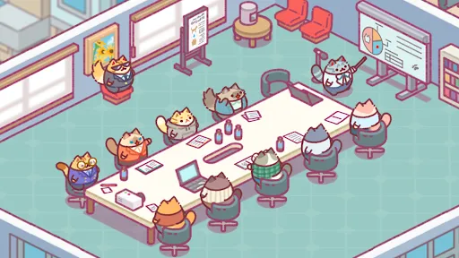 Office Cat: Idle Tycoon Game | juego | XWorld