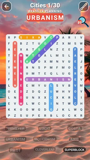 Caça palavras Brasileiro | Jogos | XWorld