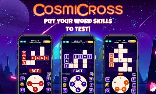 Connect letters - CosmiCross | Games | XWorld
