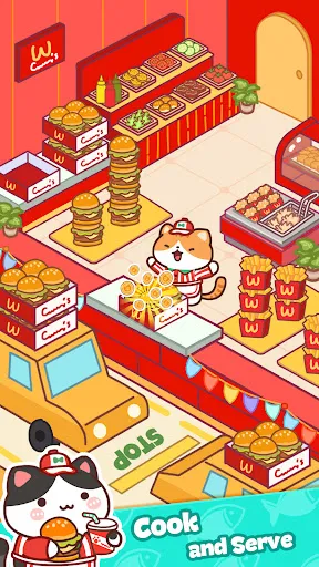 Cat cooking bar - nấu nướng | 游戏 | XWorld