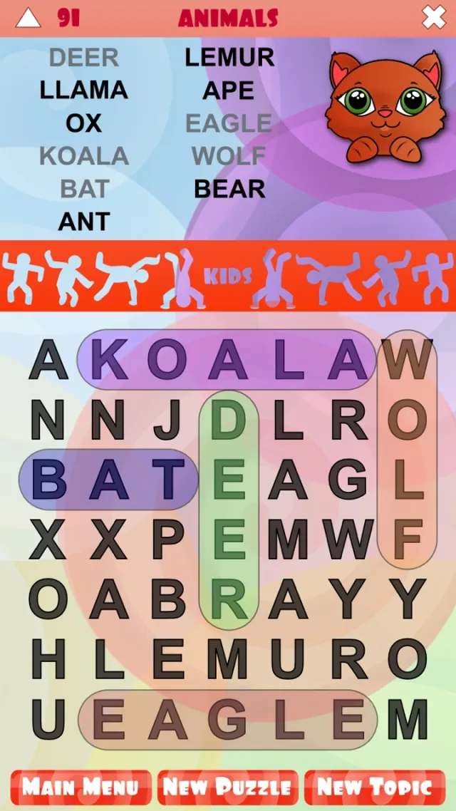 WordSearch Kids | เกม | XWorld