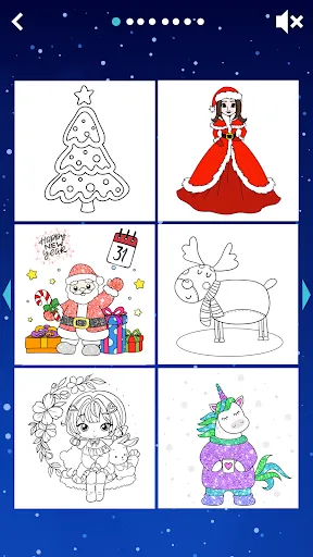 Раскраска Для Детей Новогодняя | Игры | XWorld