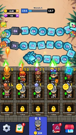 Merge Heroes: Number Snake | Permainan | XWorld