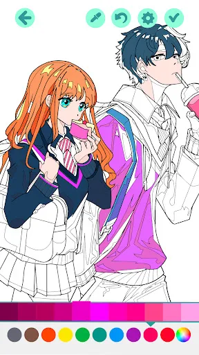 Romantic Anime Coloring Book | เกม | XWorld