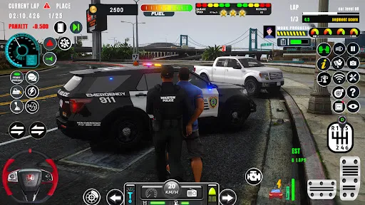 Cop Car Thief Chase Game | Permainan | XWorld