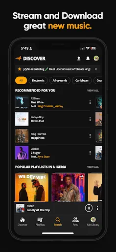 Audiomack: Music Downloader | 游戏 | XWorld