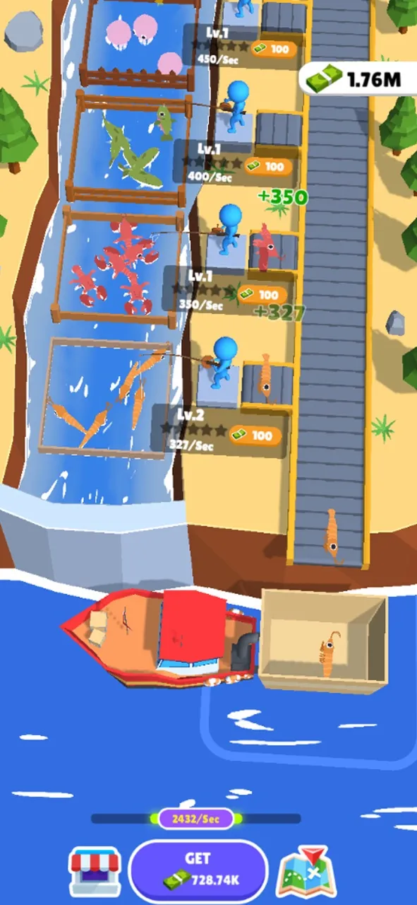 Funny Fishery Tycoon Idle | Игры | XWorld
