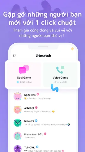 Litmatch - Make new friends | Games | XWorld