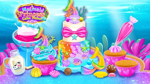 Mermaid Glitter Cake Maker | Permainan | XWorld Mermaid Glitter Cake Maker | Permainan | XWorld