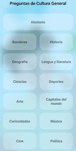 Preguntas de Cultura General | 游戏 | XWorld Preguntas de Cultura General | 游戏 | XWorld