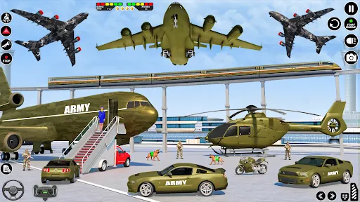 Army Transport Truck Game | juego | XWorld