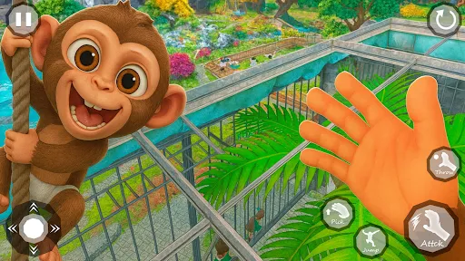 Zoo Prankster Monkey Chaos Sim | Permainan | XWorld
