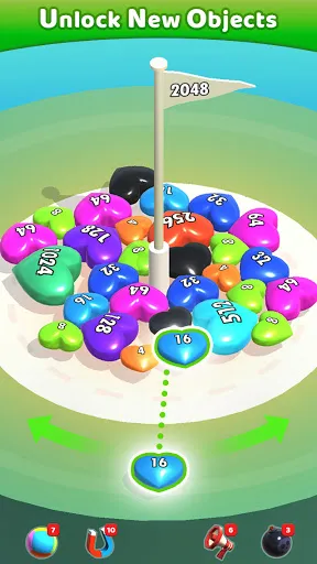 Merge Blocks 3D - 2048 Puzzle | Permainan | XWorld