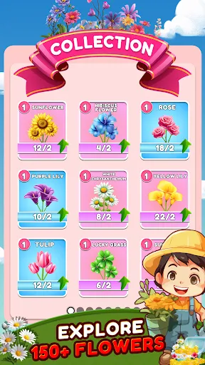 Flower Matching Game | Games | XWorld