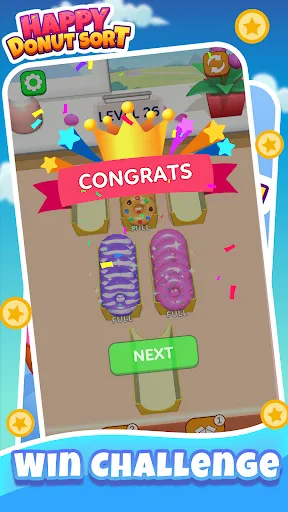 Happy Donut Sort | Permainan | XWorld