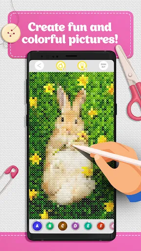 Cross Stitch Coloring Art | Games | XWorld