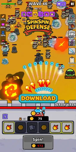 Spin Spin Defense | Games | XWorld