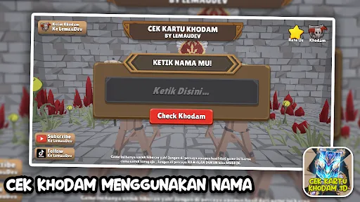 Cek Kartu Khodam 3D Indonesia | Permainan | XWorld