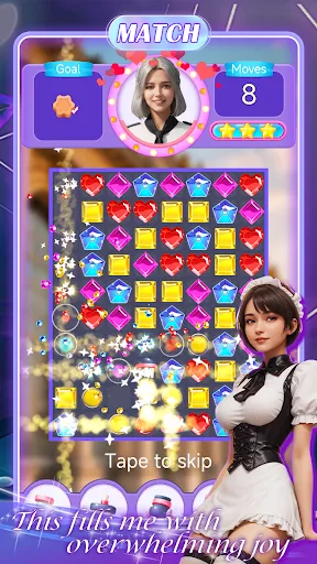 Jewels Match - Fantasy Girls | Permainan | XWorld