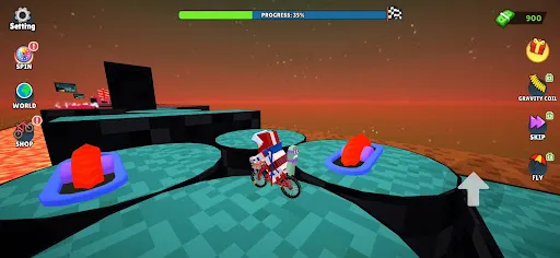 Blocky Bike Master | juego | XWorld