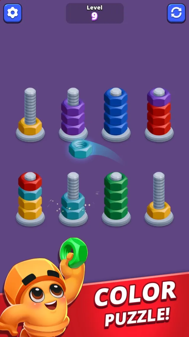 Nuts Sort Master | Jogos | XWorld