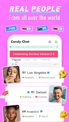 Candy Chat - Live video chat | Games | XWorld