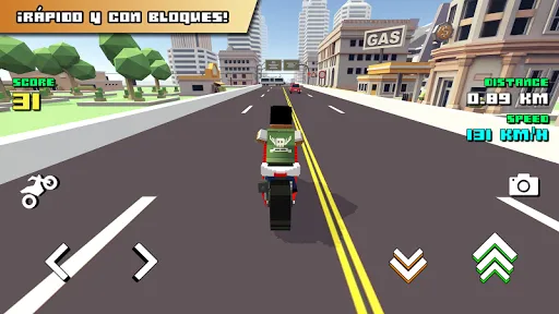 Blocky Moto Racing - motos | juego | XWorld