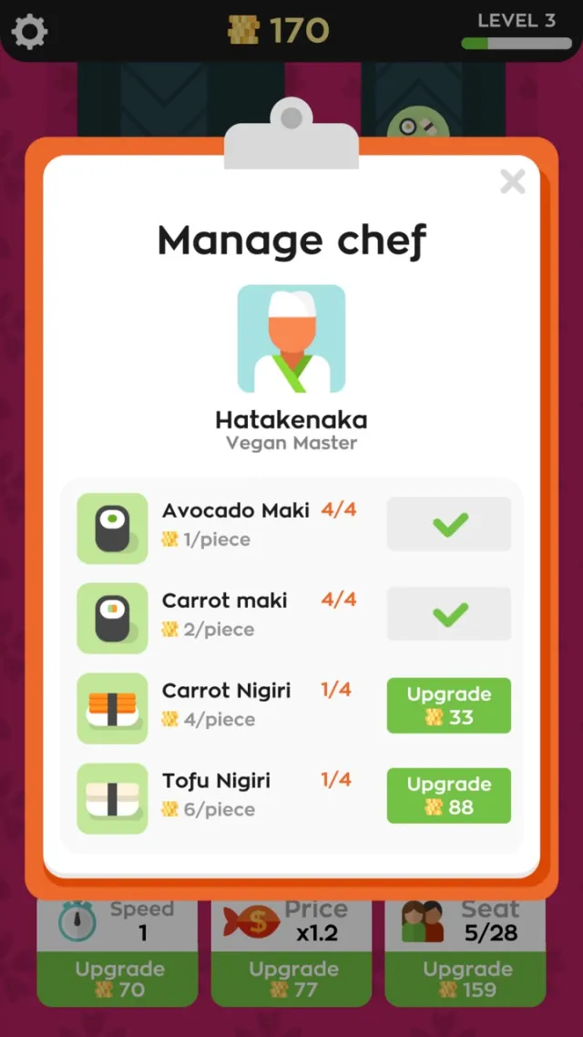 Sushi Bar Idle | Jogos | XWorld