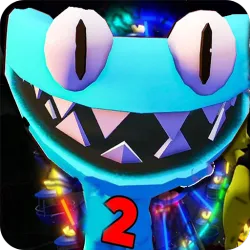 XWorld | Rainbow Blue Monster Friend 2