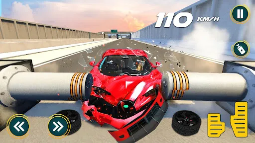 Mega Beam car drive Crash | Permainan | XWorld