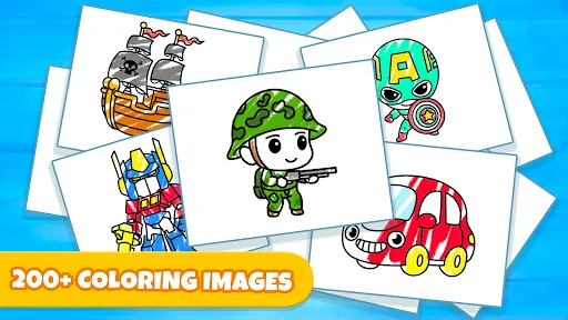 Kids Coloring Pages For Boys | เกม | XWorld